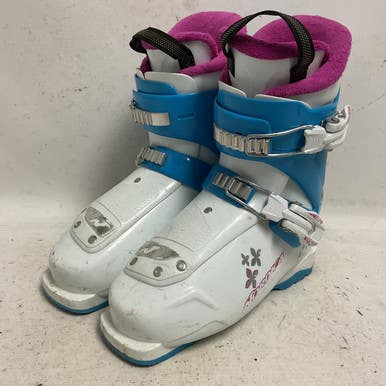 Used Nordica Little Belle Girls Dh Ski Boot White 225 Mp - J04.5 - W5.5 11855-s000199824