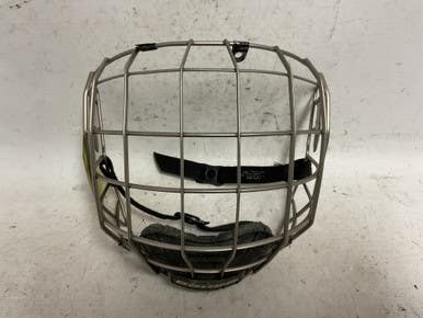 Used Bauer Fm7500 Hockey Wire Mask Silver Md 11855-s000200061