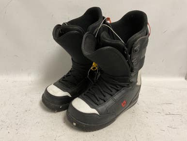 Used Burton Poacher Mens Snowboard Boots Black Senior 13 11855-s000200377