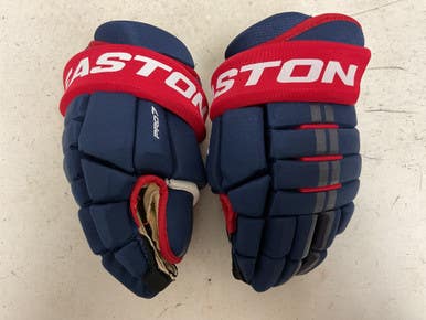 Used Easton Pro7 Senior Gloves Navy Blue And Red 14" 11855-s000204039