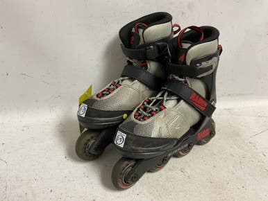 Used K2 Raider 1-5 Junior Rec Fitness Skates Black Adjustable 11855-s000204056