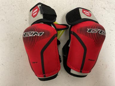 Used Ccm U+ 08 Junior Elbow Pads Red And Black Lg 11855-s000204043