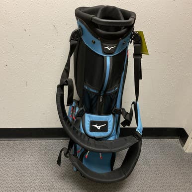 Used Mizuno Br-d4 Mens Stand Bag Black And Carolina Blue 11855-s000204067