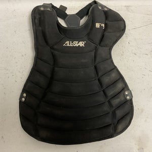 Used All-star Cp25pro Catchers Chest Protector Black Adult 11855-s000204138