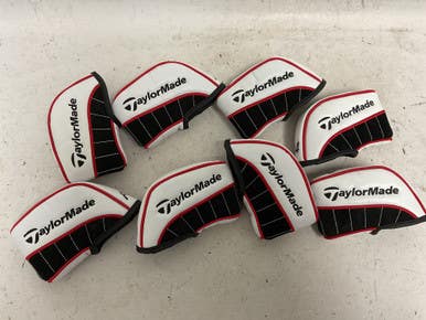 Used Taylormade Iron Headcovers White Black Red 11855-s000204448