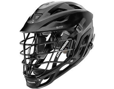 New Burn Lacrosse Helmet Black Mask 11855-warbhbm22-s