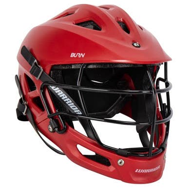 New Burn Jr Lacrosse Helmet Osfm 11855-warbjrh19-rd