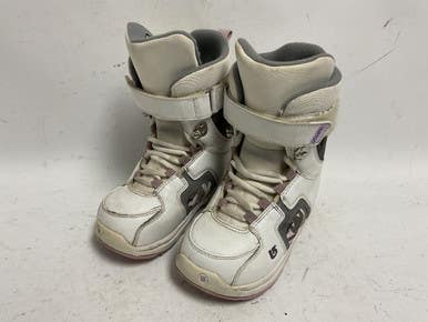 Used Burton Kids Freestyle Girls Snowboard Boots Pink Junior 05 11855-s000186163