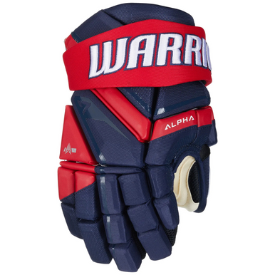 New Alpha Lx3 Hockey Gloves Nv Rd Jr 10" 11855-warlx3gj5nr-10
