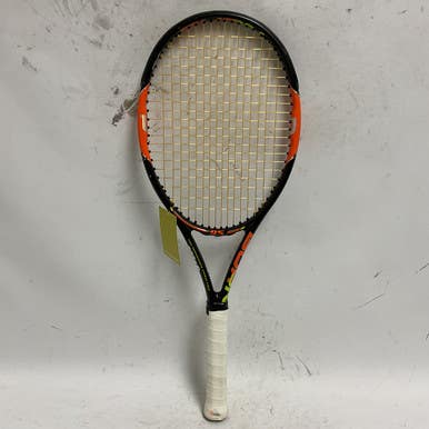 Used Wilson Burn 95 Adult Tennis Racquet Orange 4 3 8" 11855-s000186202