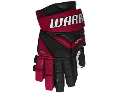New Lx3 Pro Hockey Gloves Blk Red 9" 11855-warlx3pgy5br09