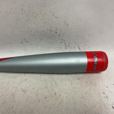 Used Mizuno Power Alloy 340568 Usa 2 5 8 Baseball Bat Grey And Red 31" 11855-s000194156
