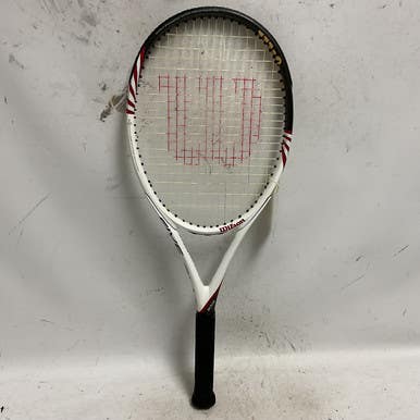 Used Wilson Five Blx 103 Adult Tennis Racquet White 4 3 8" 11855-s000194173