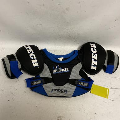 Used Itech Lil Rookie Youth Shoulder Pads Royal Blue Md 11855-s000194336
