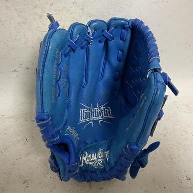 Used Rawlings Highlight Series H950r Baseball Glove Lh Throw Royal Blue 9 1 2" 11855-s000194431