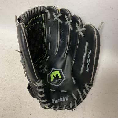 Used Franklin Fieldmaster 22613 Slowpitch Glove Rh Throw Black 14" 11855-s000194492