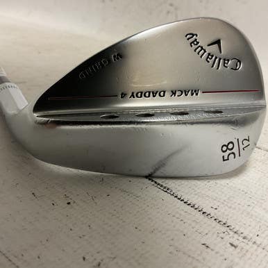 Used Callaway Mack Daddy 4 W Grind Golf Wedge Mens Rh 58 Degree 11855-s000194533