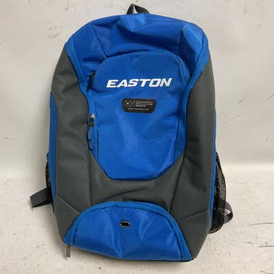 Used Easton Dugout Bp Bb Sb Player Backpack Grey And Royal Blue 11855-s000193280