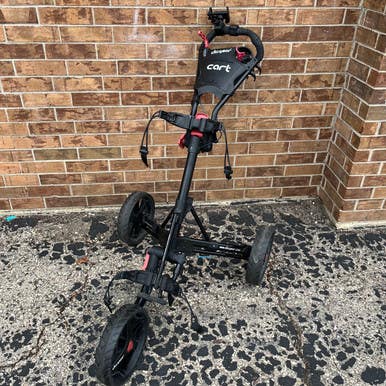 Used Clicgear Golf Cart Black 3 Wheel 11855-s000193518