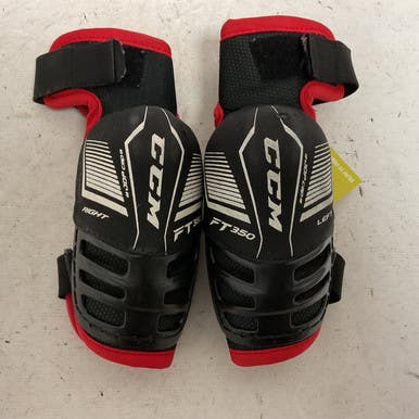 Used Ccm Jetspeed Ft350 Junior Elbow Pads Black And Red Md 11855-s000194035