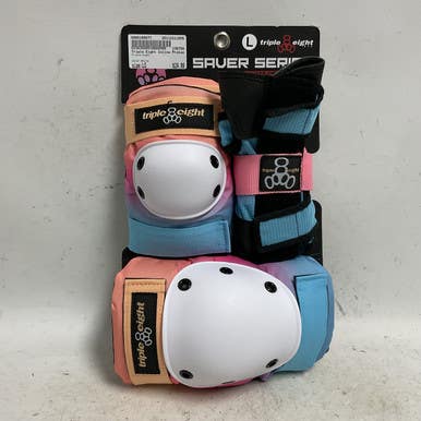 Used Triple Eight Inline Protective Set White Lg 11855-s000195077