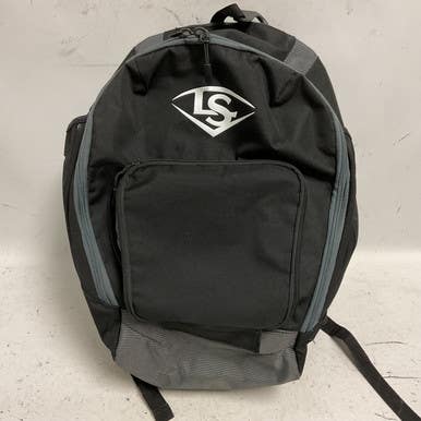 Used Louisville Slugger Omaha Stick Bb Sb Player Backpack Black 11855-s000195154