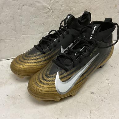 Used Nike Vapor Pro 1 Fb3298-003 Adult Fb Cleats Black And Gold Senior 9 11855-s000196605