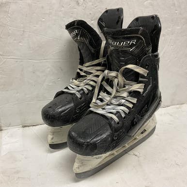 Used Bauer Supreme Mach Intermediate Hockey Skate Black Intermediate 6.0 11855-s000197811