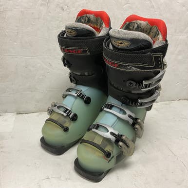 Used Lange Grl 80 Fr Womens Dh Ski Boot Teal 245 Mp - M06.5 - W07.5 11855-s000197828
