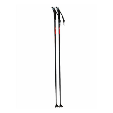 Like-new Rossignol Tactic Mens Dh Ski Pole Black And Red 135 Cm 54 In 11855-s000197932