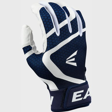New Mav Gt Batting Gloves Wht Nvy Yth Lg 11855-easmavgtywnl