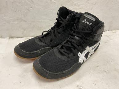 Used Asics Matflex 1081a051 Wrestling Shoes Black Senior 11 11855-s000198842