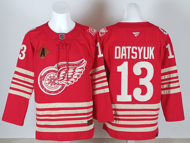 Men's Detroit Red Wings Pavel Datsyuk #13 Stitched Jersey size 52