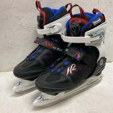Used K2 Alexis Ice Boa Womens Softboot Skate Black Senior 9 11855-s000200226