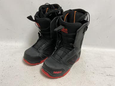 Used Thirtytwo Ms Groomer Ft Mens Snowboard Boots Black And Red Senior 8 11855-s000200307