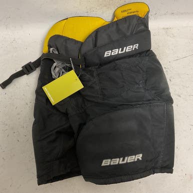 Used Bauer Supreme Total One Mx3 Youth Pant Black And Yellow Lg 11855-s000204241