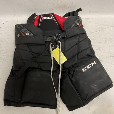 Used Ccm 1.5 Junior Goalie Pant Black And Red Lg 11855-s000204243