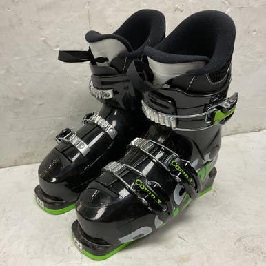 Used Rossignol Comp J3 Boys Dh Ski Boot Black And Neon Green 215 Mp - J03 11855-s000204264
