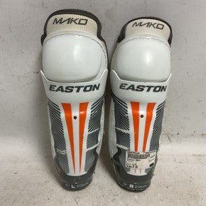 Used Easton Mako Youth Shin Guards White 9" 11855-s000204326