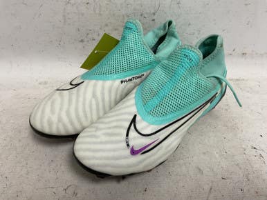 Used Nike Phantom Gx Dd9465-300 Soccer Cleats Carolina Blue And White Junior 04.5 11855-s000204388