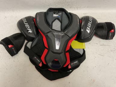 Used Bauer Vapor 3xpro Intermediate Shoulder Pads Black And Red Md 11855-s000204423