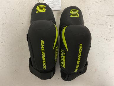 Used Sher-wood Rekker Legend 4 Senior Elbow Pads Black And Neon Green Lg 11855-s000204420