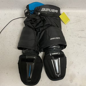 Used Bauer Prodigy Bottom Set Youth Pant Black And Carolina Blue Lg 11855-s000204421