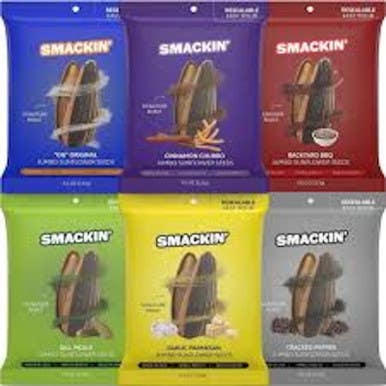 New Smackin Sunflower Seeds 4oz Bag 11835-50sss-vp