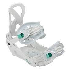 New 5th Element Layla White Womens Snowboard Binding Small 11835-ssi0020021s