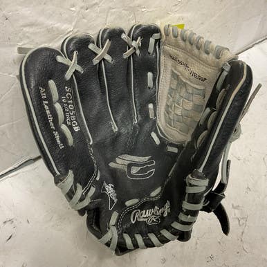 Used Rawlings Sure Catch Sc105bgb Baseball Glove Lh Throw Black And Grey 10 1 2" 11855-s000203690