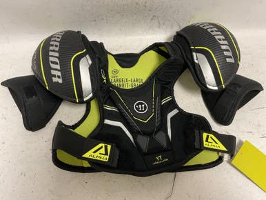 Used Warrior Alpha Youth Shoulder Pads Lg 11855-s000198163