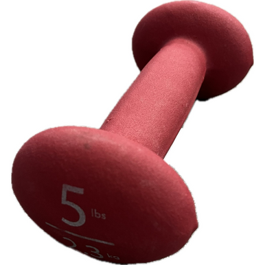 Used Hex Dumbbell Red 5 Lb 11855-s000199221
