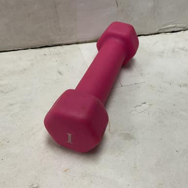 Used Cap Hex Dumbbell Pink 1 Lb 11855-s000199265