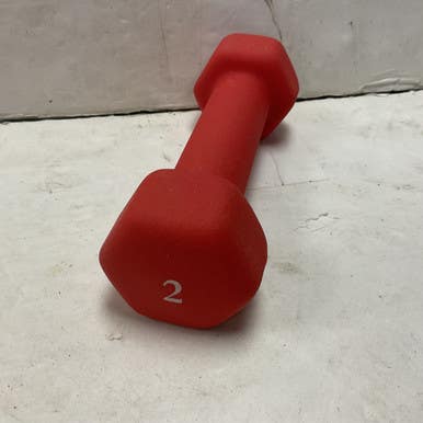 Used Cap Hex Dumbbell Red 2 Lb 11855-s000199290